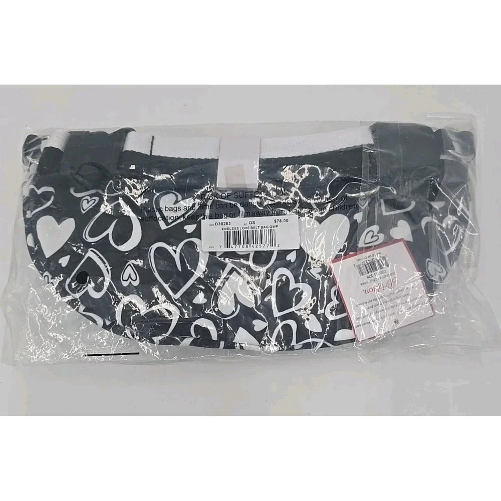 NWT Brighton Belt Bag Endless Love Hearts Fanny Pack Belt Bag Limited Edition